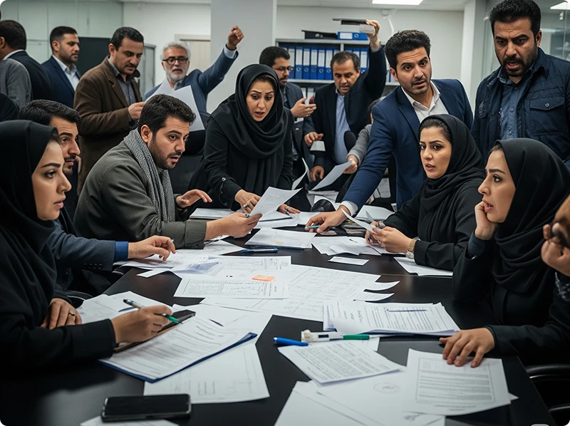 وقوع بحران در سازمان