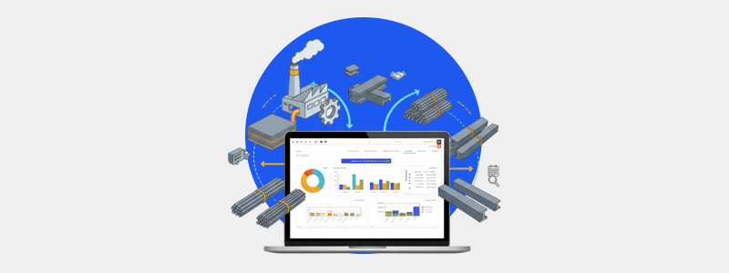 نرم افزار Crm برای بازرگانی فولاد و اهن